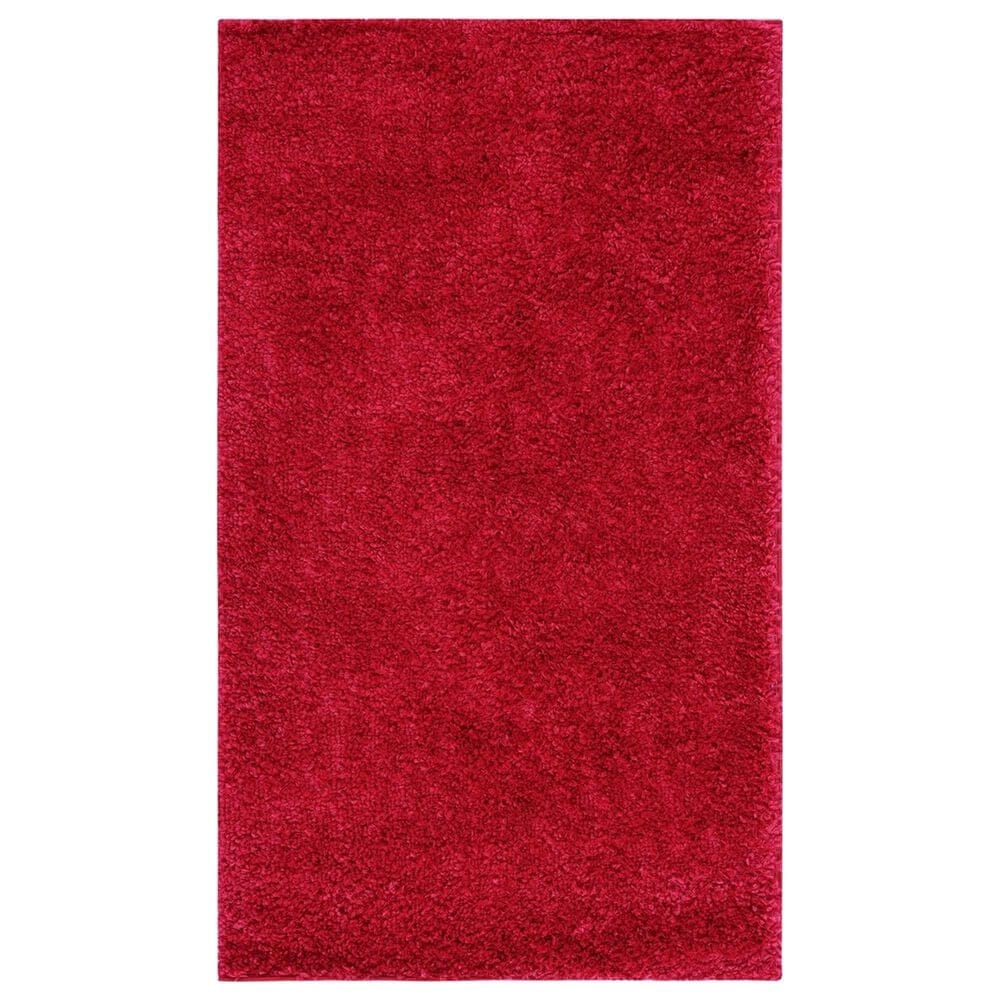Safavieh August Shag AUG900Q 3" x 5" Red Area Rug, , large