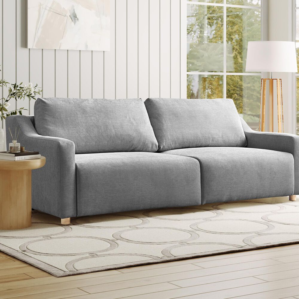 Lifestyle Solutions Glenmont Convertible Sofa in Grey, , large