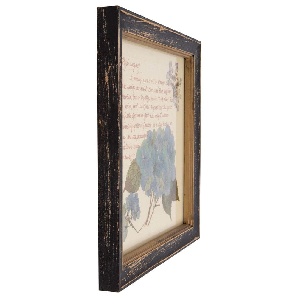 Creative Coop Heirloom 9.75" Square Wall Decor with Floral Images in Multicolor (Set of 6), , large