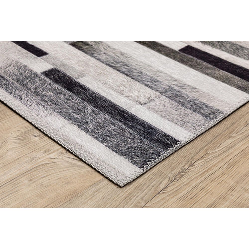 Oriental Weavers Myers Park  MYP19 2&#39; x 8&#39; Grey Runner, , large
