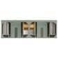 James Martin Vanities Breckenridge 72" Double Bathroom Vanity in Smokey Celadon with 3 cm Carrara White Marble Top and Rectangular Sinks, , large