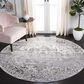 Safavieh Orchard 6"7" Round Grey and Light Grey Area Rug, , large