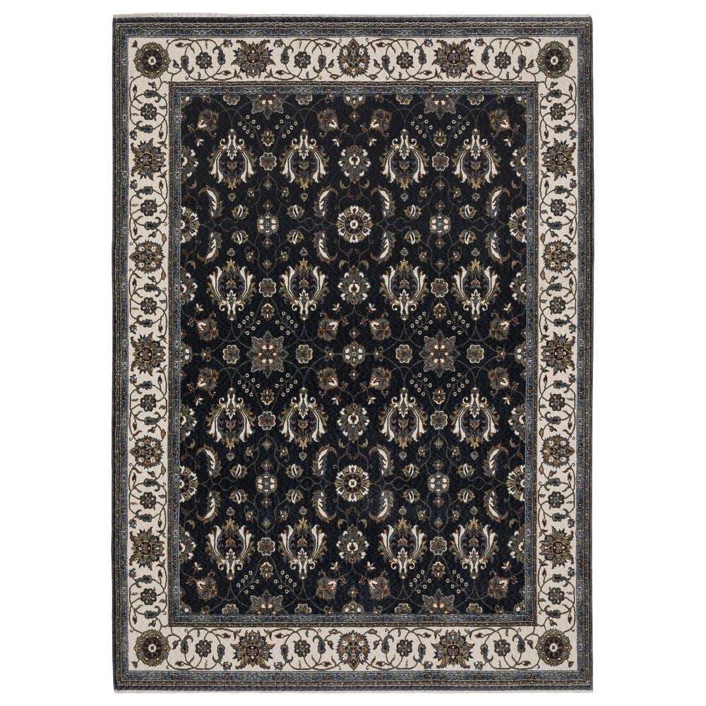 Oriental Weavers Vivian VI03A 7"10" x 10"10" Blue Area Rug, , large