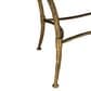 Timeless Designs Adelaide Round Coffee Table in Cream, Gray and Gold, , large