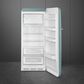 SMEG 9.53 Cu. Ft. Freestanding Compact Refrigerator with Right Handle in Emerald Green, , large