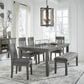 Ashley Hallanden 50" Dining Bench in Antiqued Gray, , large
