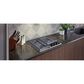 Wolf 24" Transitional Framed Gas Cooktop in Stainless Steel, , large