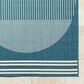 Surya Alfresco 2"5" x 11"10" Marine Blue, Light Silver, Slate Blue and Metallic Silver Indoor/Outdoor Runner, , large