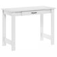 HOMLUX 39" Writing Desk with Drawer in White, , large