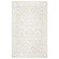 Safavieh Micro-Loop MLP507F 5" x 8" Light Grey and Ivory Area Rug, , large
