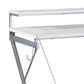 OSP Home Emulator Battlestation Gaming Desk in White and Carbon, , large