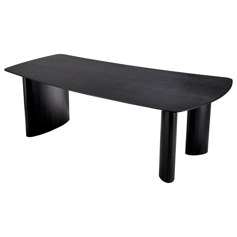 Eichholtz Corpoation Usa Bergman Dining Table in Charcoal, , large