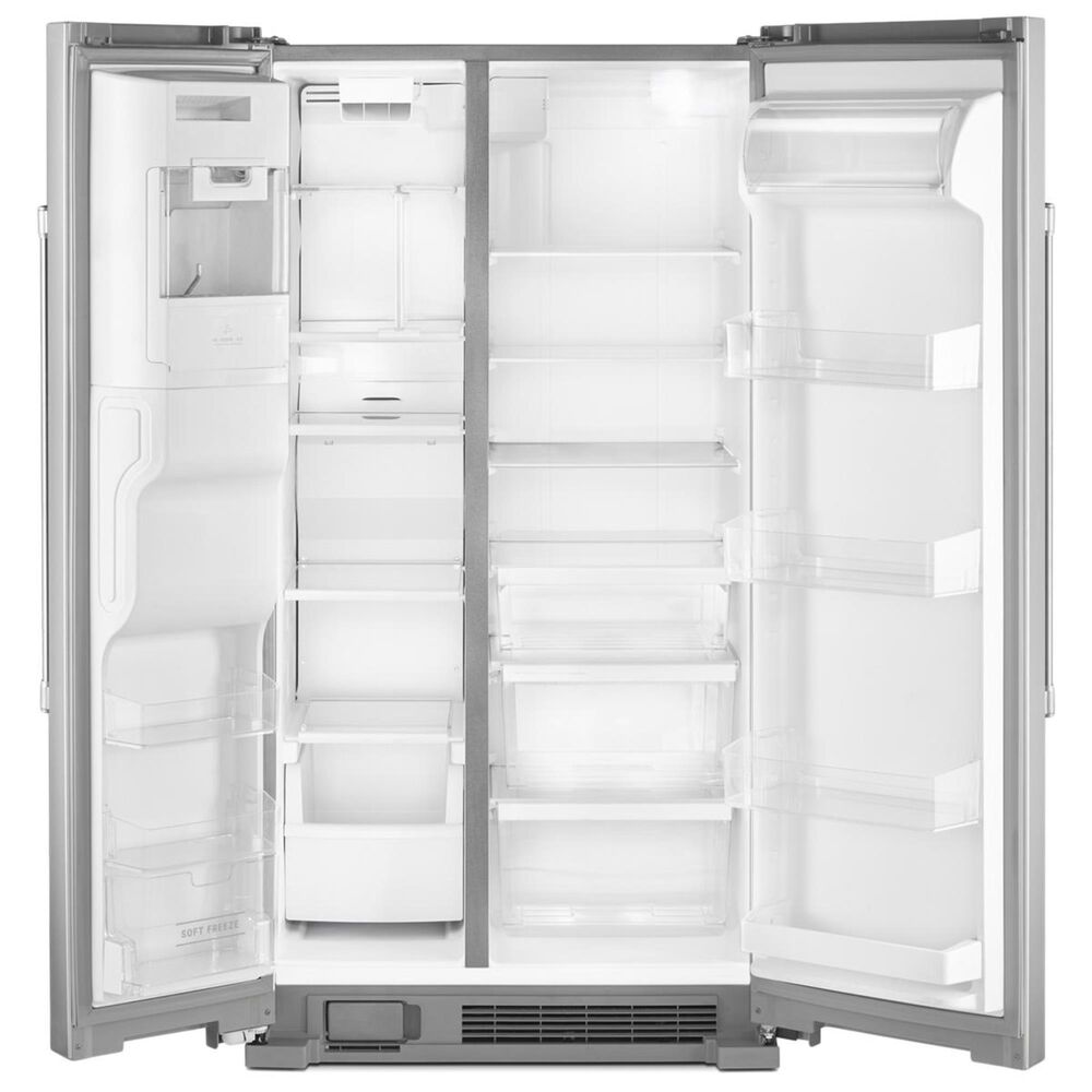 Maytag 25 Cu. Ft. Side By Side Refrigerator in Stainless Steel NFM