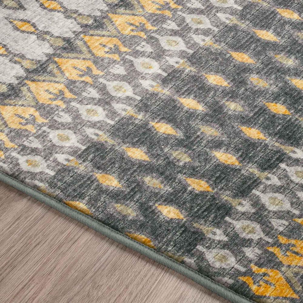 Dalyn Rug Company Brisbane 2&#39;3&quot; x 7&#39;6&quot; Pewter Runner, , large