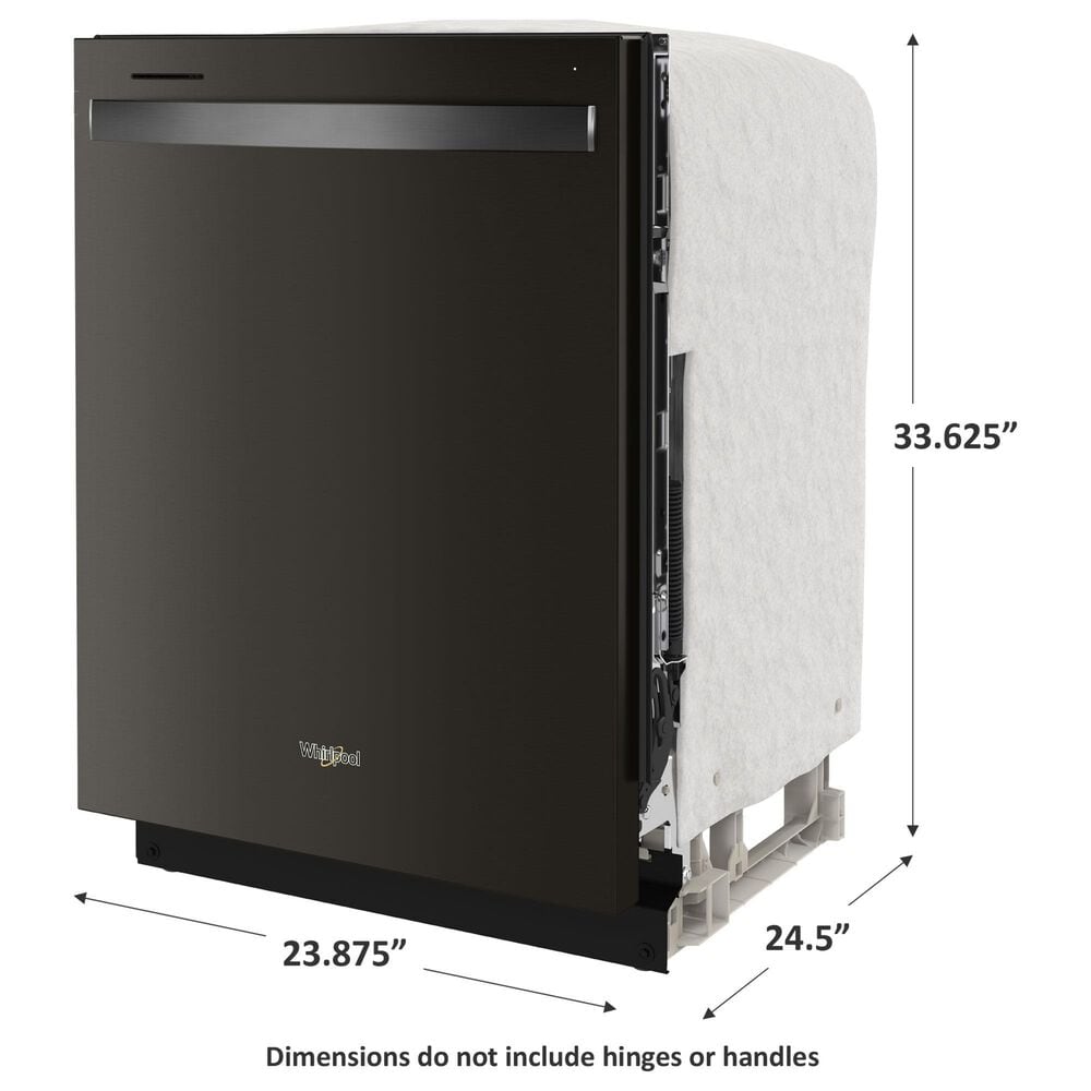 Whirlpool 24&quot; Built-In Bar Handle Dishwasher with 47 Decibel in Black Stainless Steel, , large