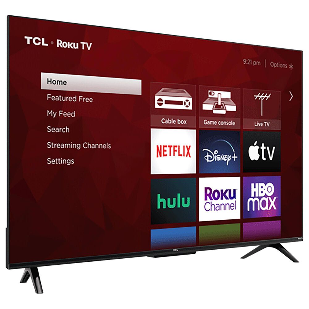 TCL 43&quot; Class 4-Series 4K UHD HDR LED Smart Roku TV in Black, , large