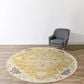 Dalyn Rug Company Marbella 8" Round Gold Area Rug, , large