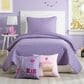 Peking Handicraft Coty 2-Piece Twin Quilt Set in Purple, , large