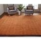 Feizy Luna 3"6" x 5"6" Orange Area Rug, , large