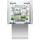 Fisher & Paykel 16.8 Cu. Ft. Built-in French Door Refrigerator with Ice and Water - Panels Sold Separately, , large