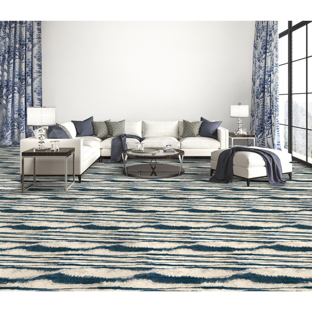 Stanton Illusionist Vanishing Point Carpet in Tide, , large