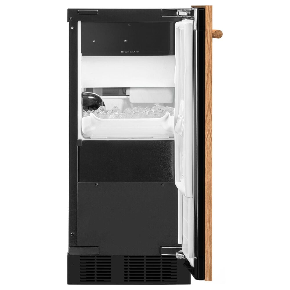 KitchenAid 15&#39;&#39; Automatic Ice Maker with Drain Pump in Panel Ready, , large