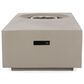 Hearth and Haven Rectangle MgO Concrete Fire Pit in Light Grey, , large