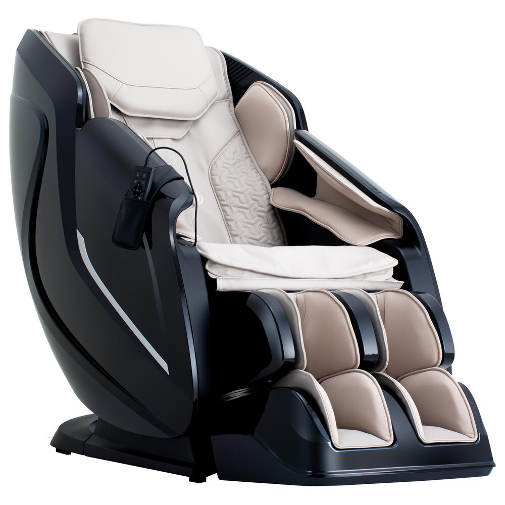 Cozzia Shiatsu Massage Chair with 2D Li Flex Track in Taupe, , large