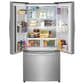 Frigidaire 17.6 Cu. Ft. Counter-Depth French Door Refrigerator in Brushed Stainless Steel, , large