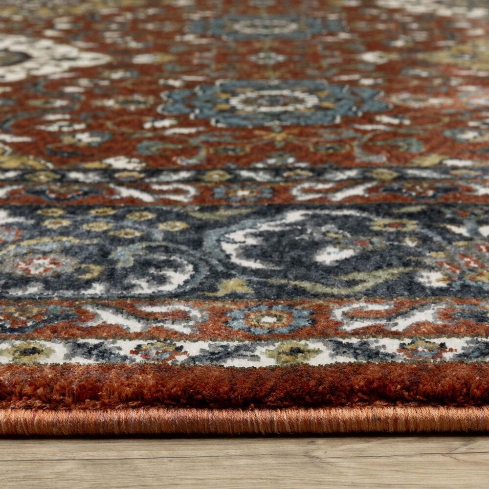 Oriental Weavers Vivian VI04B 3&#39;10&quot; x 5&#39;5&quot; Red Area Rug, , large