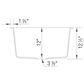 Blanco Liven 25" Dual Mount Laundry Sink in Soft White, , large