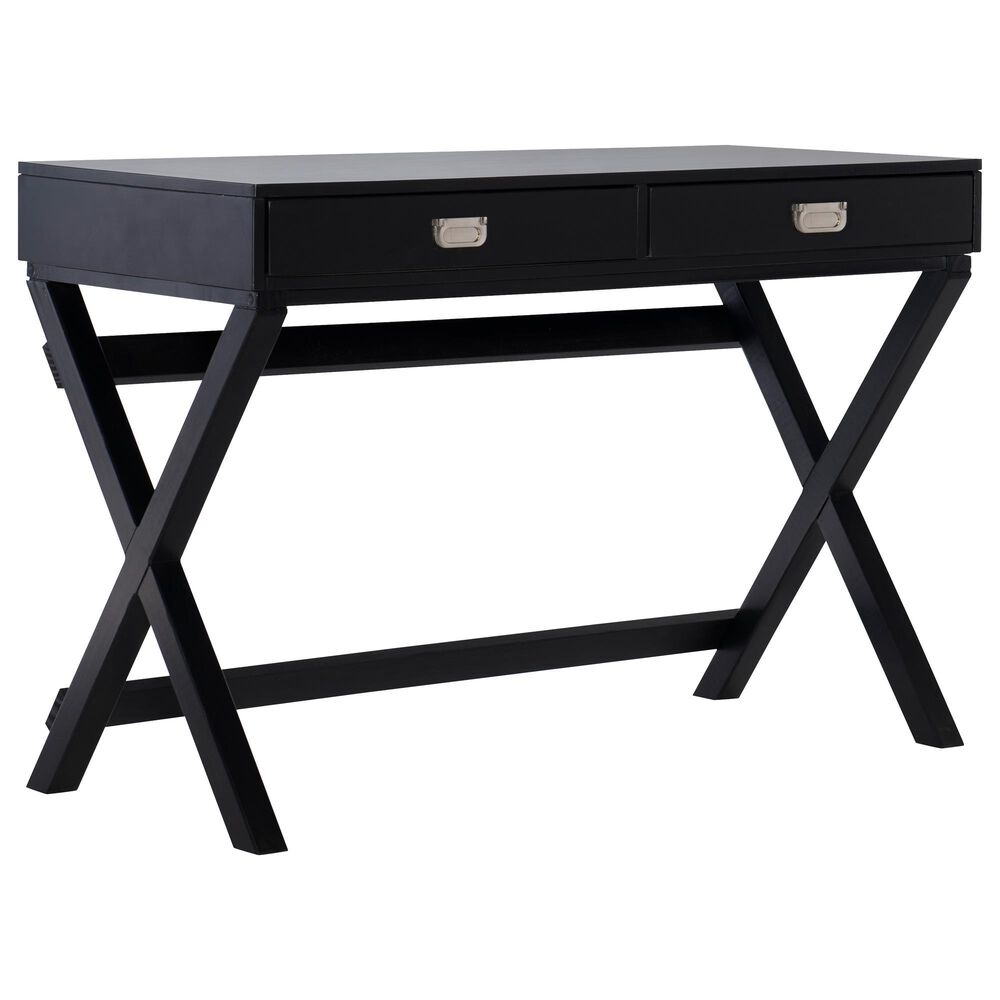 Linon Home Decor Peggy Writing Desk in Black, , large