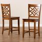 Baxton Studio Nicolette Counter Stool in Walnut Brown (Set of 2), , large