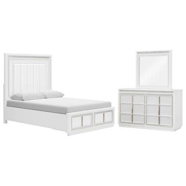 Millenium Chalanna 3-Piece Queen Bedroom Set in White Lacquer, , large