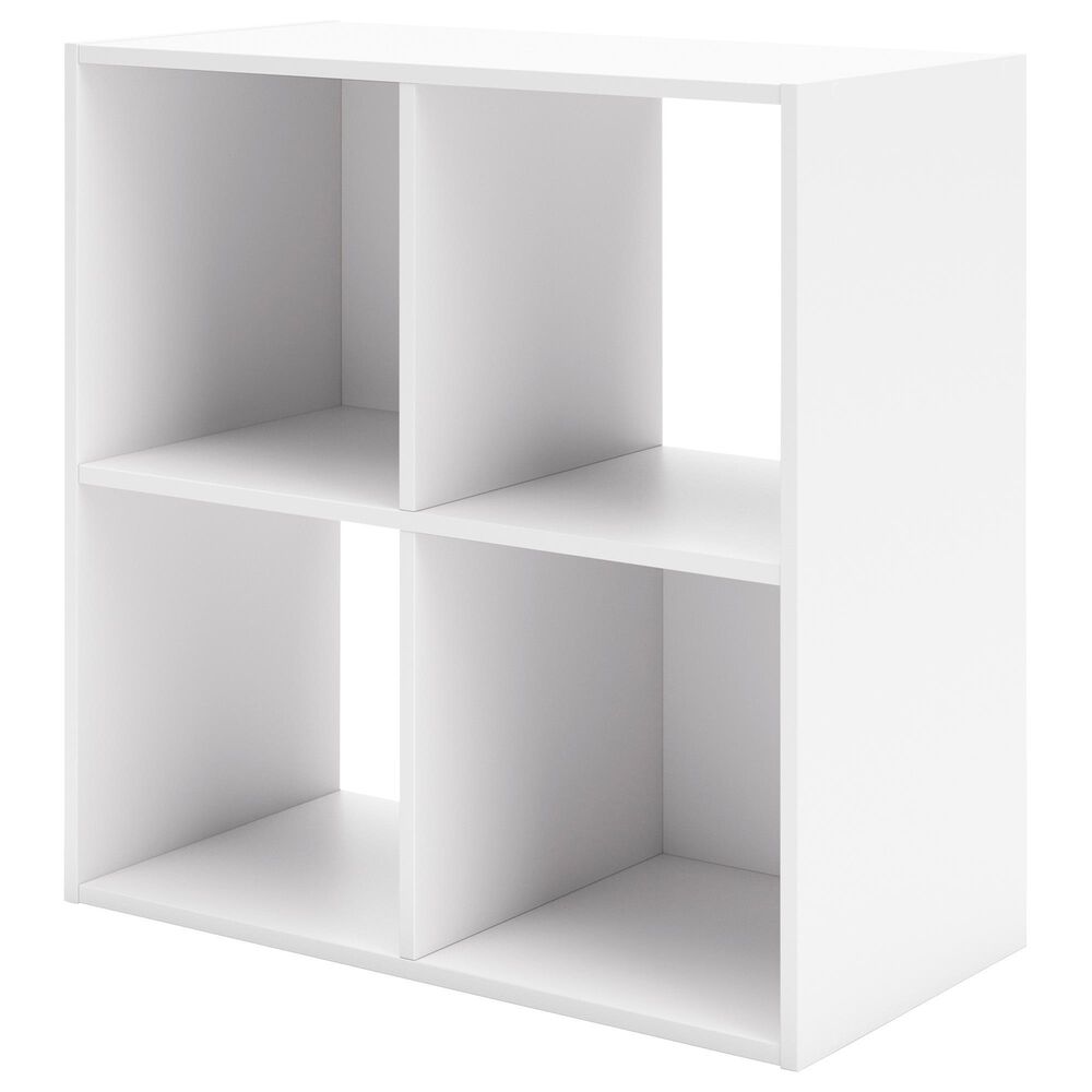 Ashley Onita 4-Cube Organizer in White, , large