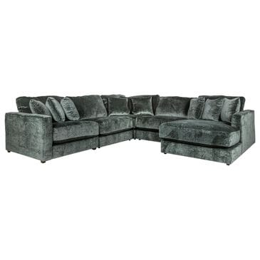 Hartsfield Remington 5-Piece Stationary Sectional in Pine, , large