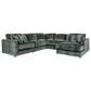 Hartsfield Remington 5-Piece Stationary Sectional in Pine, , large