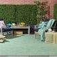 Nourison Positano 9" x 12" Blue and Green Indoor/Outdoor Area Rug, , large