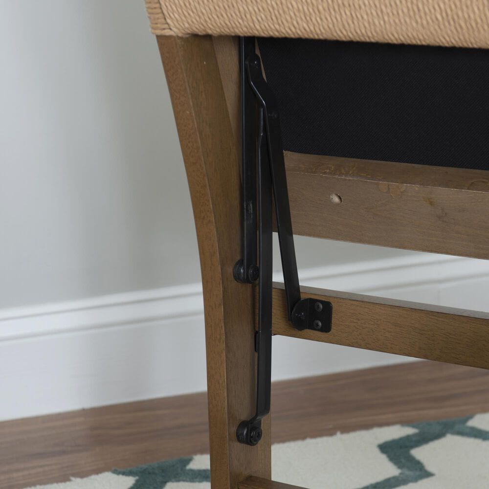 Linon Home Decor Norway Folding Chair in Natural, , large