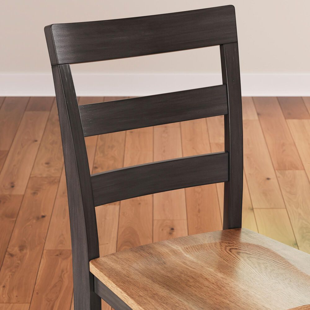 Ashley Gesthaven Counter Stool in Light Natural and Dark Brown, , large