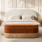 Jennifer Taylor Home Melinda Storage Bench in Burnt Orange, , large