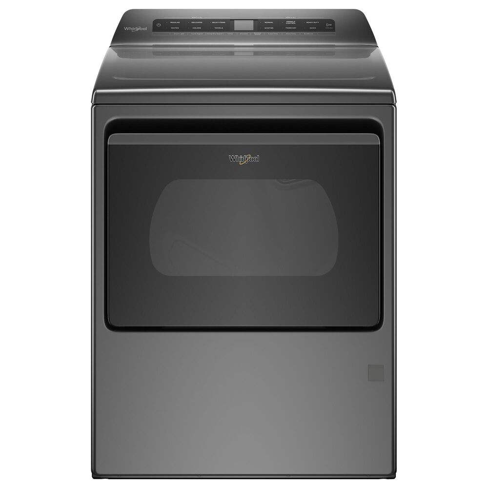 Whirlpool 7.4 Cu. Ft. Front Load Gas Dryer with Intuitive Controls in Chrome Shadow, , large