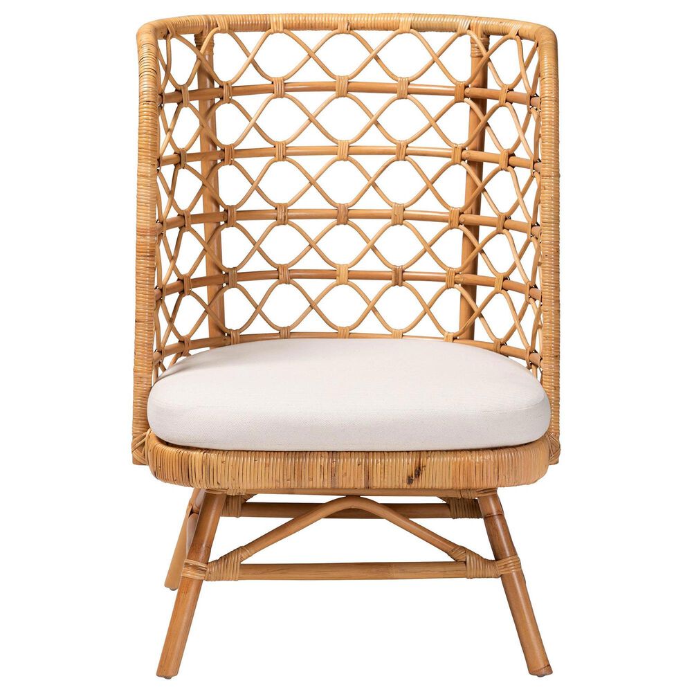 Baxton Studio Tania Accent Chair in Neutral, , large