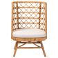 Baxton Studio Tania Accent Chair in Neutral, , large