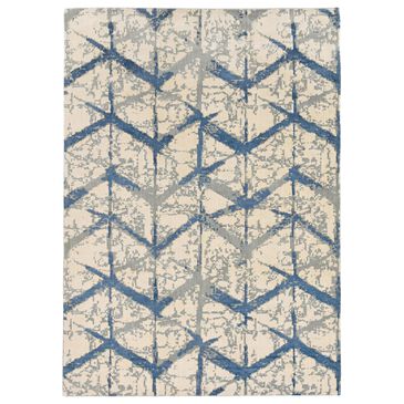 Radici USA Dora 2" x 3" Marin, Blue and Navy Area Rug, , large