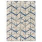 Radici USA Dora 2" x 3" Marin, Blue and Navy Area Rug, , large