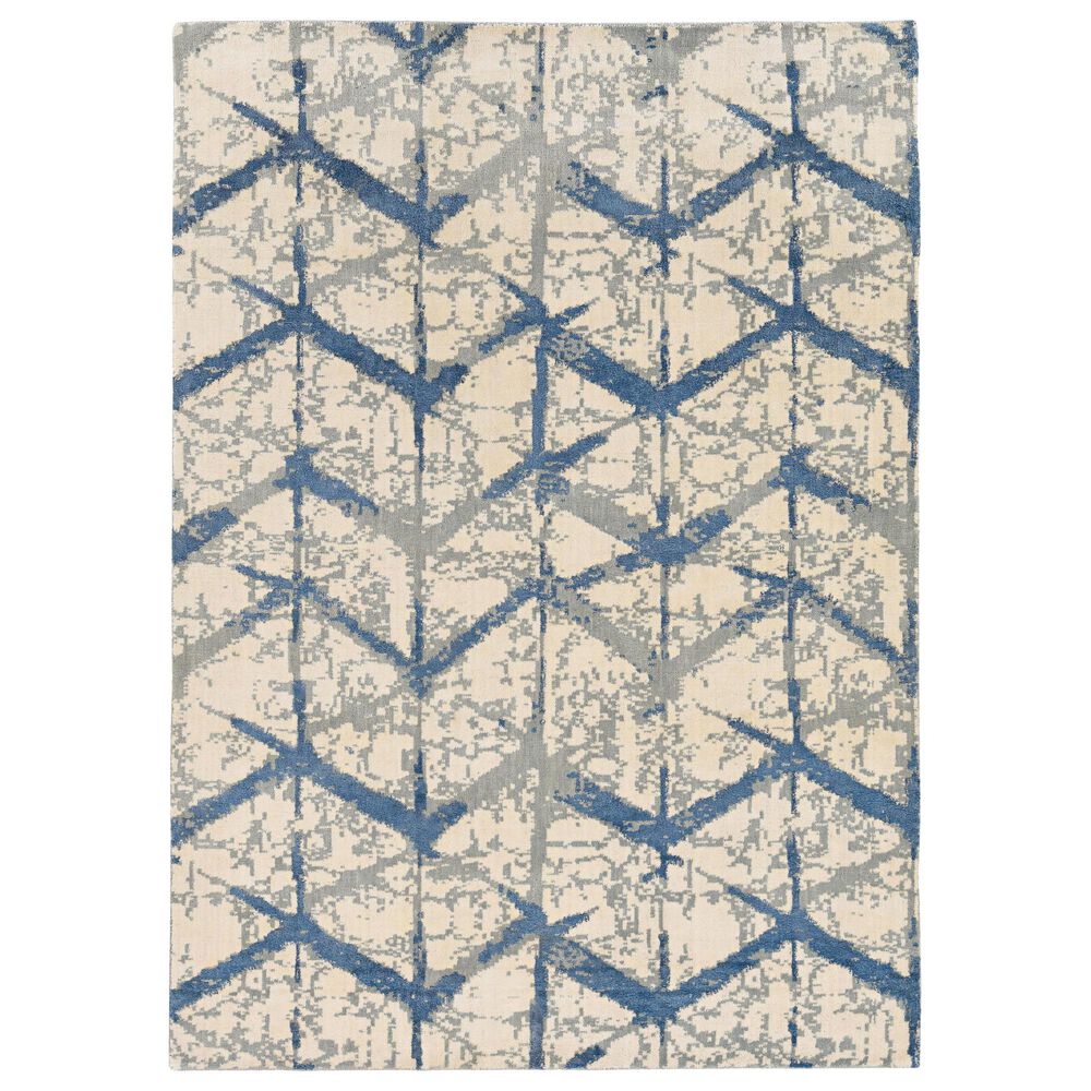 Radici USA Dora 2" x 3" Marin, Blue and Navy Area Rug, , large