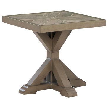 Ashley Laguna Heights Square End Table in Beige, , large