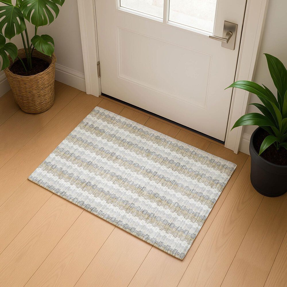 Dalyn Rug Company Kenner KN3 Ivory 1'8" x 2'6" Area Rug, , large