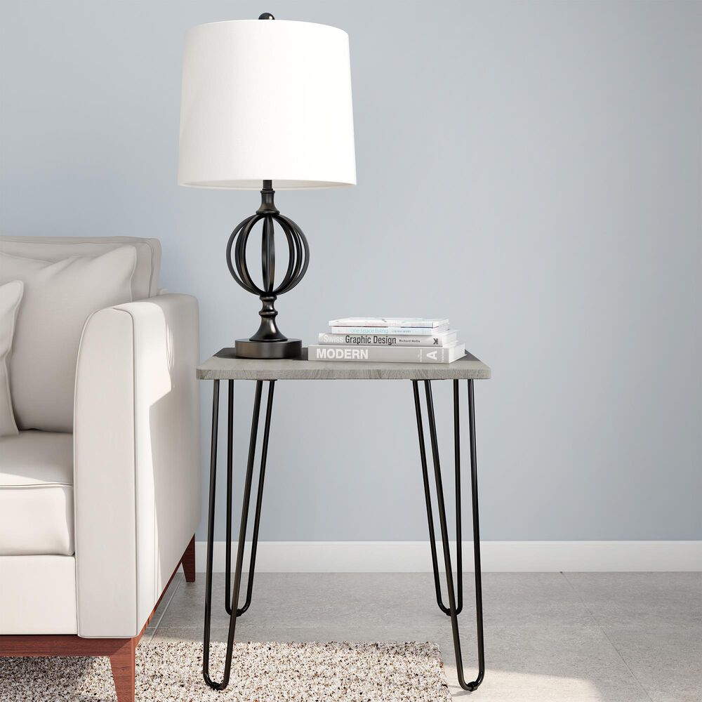 Timberlake Hastings Home End Table in Driftwood Gray, , large